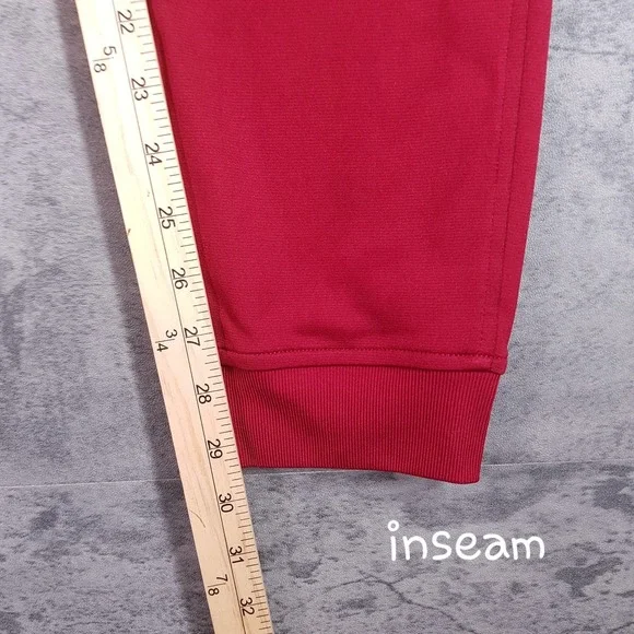 UNDER ARMOUR Sportstyle Tricot Joggers Mens SMALL Maroon Red - Picture 7 of 7